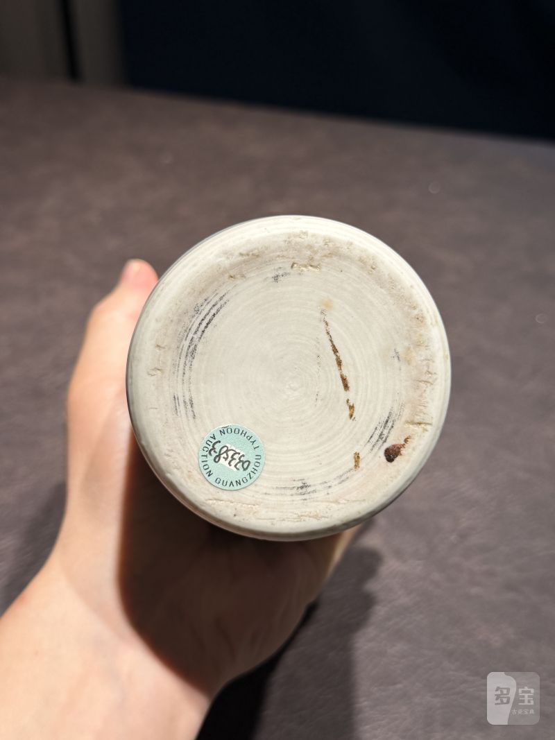 明崇祯 青花博古纹筒瓶 - 图17